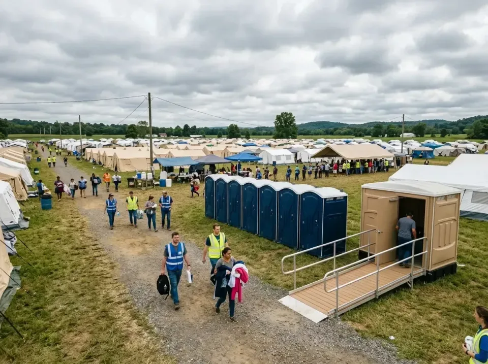 disaster-relief-camp-restrooms-010 — frequently asked questions, Dumpster & Portable Bathrooms Rental in Campton Hills, IL